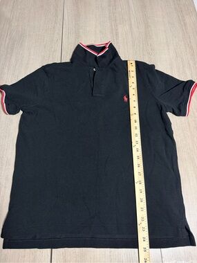 Polo by Ralph Lauren Black Polo with Red Trim